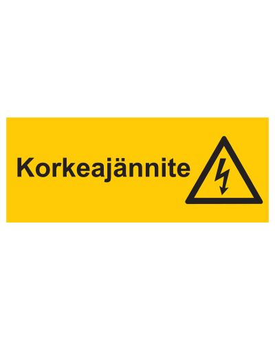 High voltage, Sticker, 400x200 mm