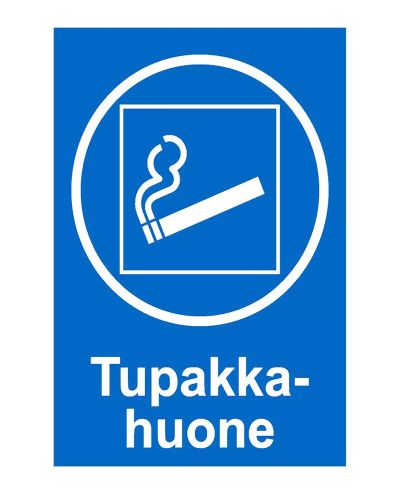 Smoking room, Sticker, 200x300 mm