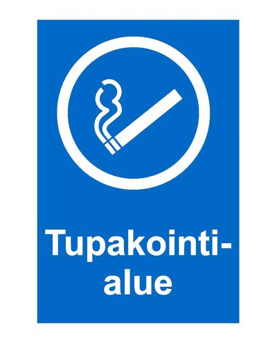 Smoking area, Sticker, 300x400 mm