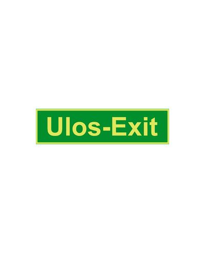 Exit, Reflective sticker, 400x100mm