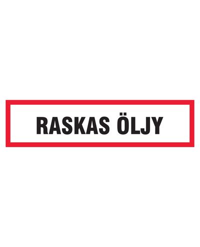 Heavy oil, Sticker, 400x100 mm