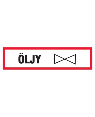 Oil seal, Sticker, 400x100 mm
