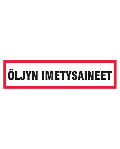 Oil-based labels, Sticker, 400x100 mm