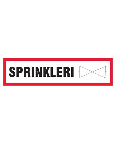 Sprinkler, Sticker, 400x100 mm