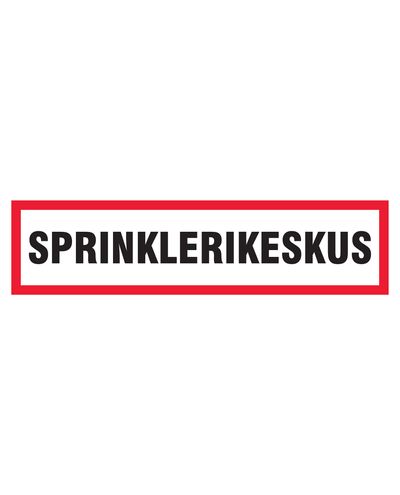 Sprinkler Center, Sticker, 400x100 mm