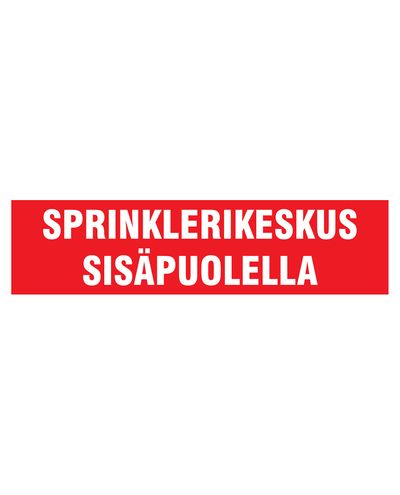 Sprinkler center inside, Sticker, 400x100 mm