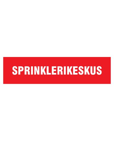 Sprinkler Center, Sticker, 400x100 mm