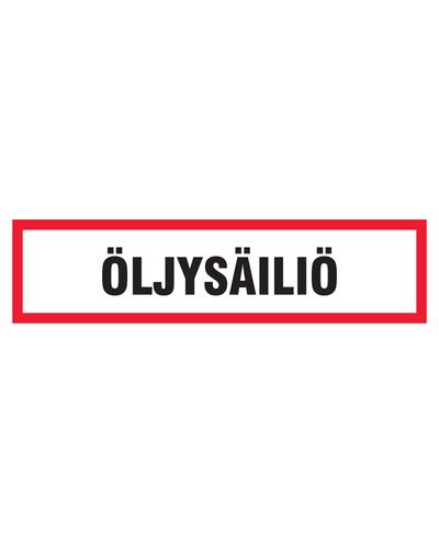 Oil tank, Sticker, 400x100 mm