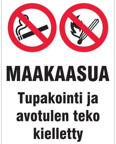 Natural gas, Sticker, 200x300 mm