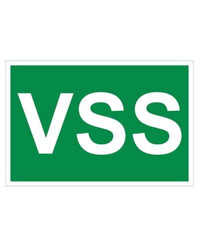 VSS, Reflective sticker, 400x200 mm