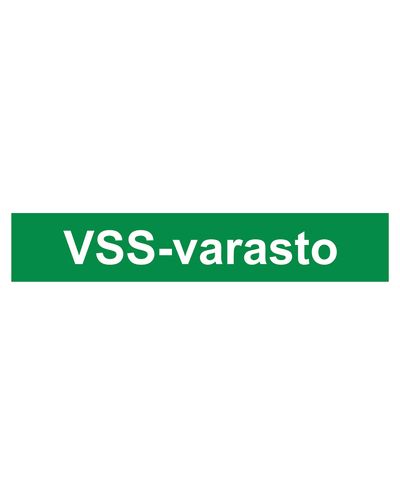 VSS warehouse, Reflective sticker, 400x100 mm