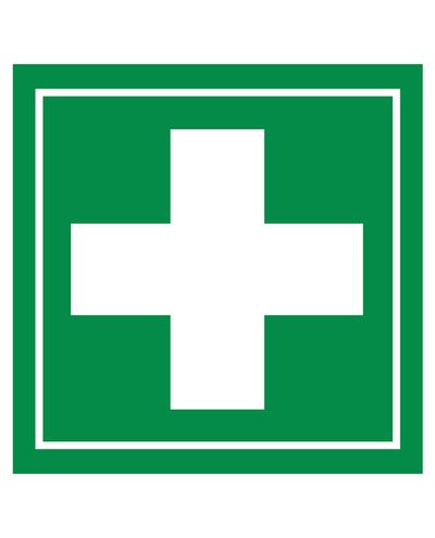 First aid supplies, Reflective sticker, 200x200 mm