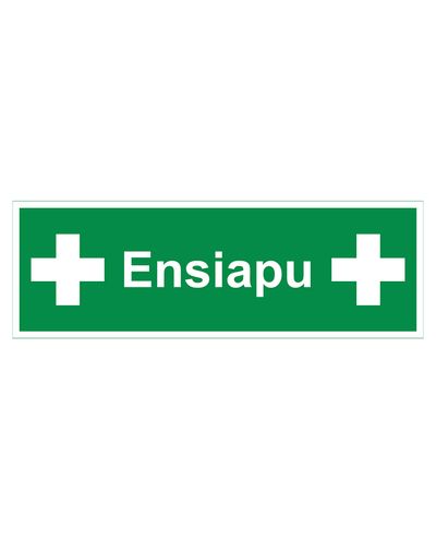 First aid, Reflective sticker, 400x100 mm First aid, Reflective sticker, 400x100 mm