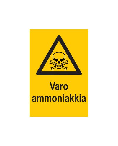 Beware of ammonia, Sticker, 200x300 mm