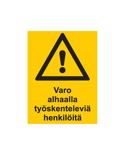 Beware of people working below, Sticker, 200x300 mm