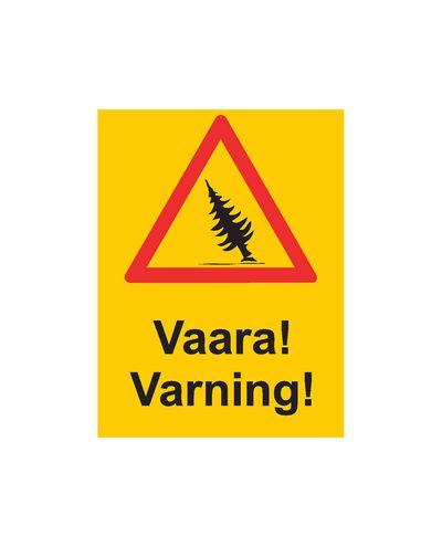 Danger warning, Sticker, 200x300 mm Danger warning, Sticker, 200x300 mm