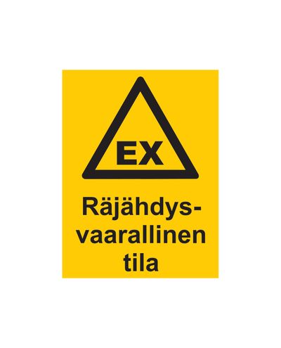 Hazardous area, Sticker, 200x300 mm