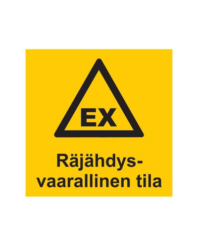 Hazardous area, Sticker, 200x300 mm