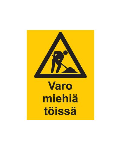 Beware of men at work, Sticker, 200x300 mm