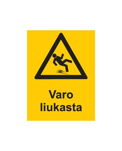 Beware of slippery, Sticker, 200x300 mm