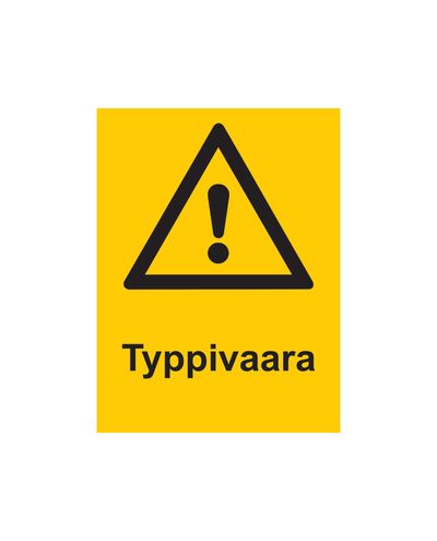 Nitrogen Hazard, Sticker, 200x300 mm