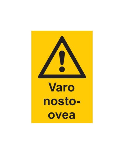 Beware of the lifting door, Sticker, 200x300 mm