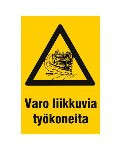 Beware of moving machinery, Ibond, 400x300mm Beware of moving machinery, Ibond, 400x300mm
