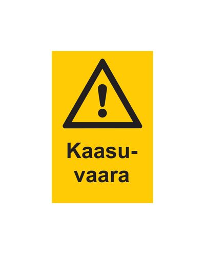 Gas hazard, Sticker, 200x300 mm