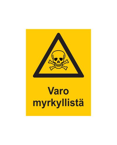 Beware of toxic, Sticker, 200x300 mm