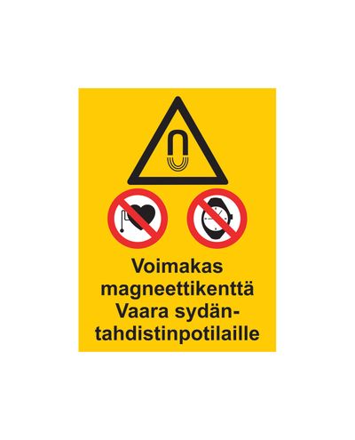 Strong magnetic field, Sticker, 200x300 mm Strong magnetic field, Sticker, 200x300 mm