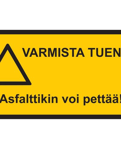 Ensure support, Sticker, 200x300 mm