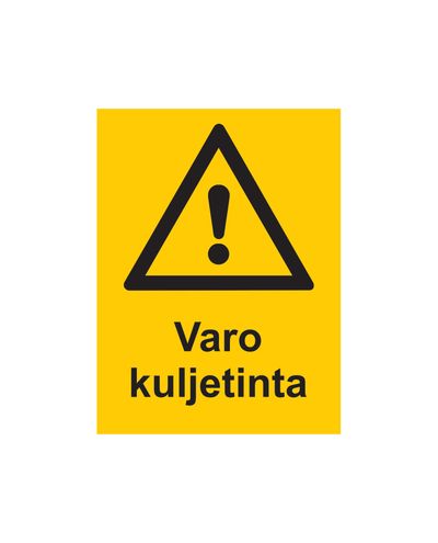 Beware of the conveyor, Sticker, 200x300 mm