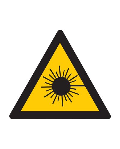 Laser radiation, Sticker, 200x200 mm