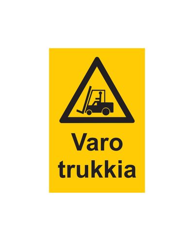 Beware of forklifts, Sticker, 200x300 mm