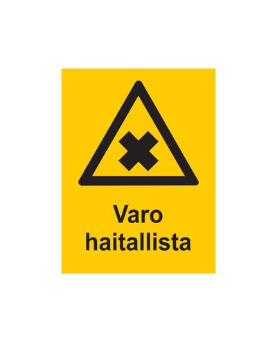 Beware of harmful substances, Sticker, 200x300 mm