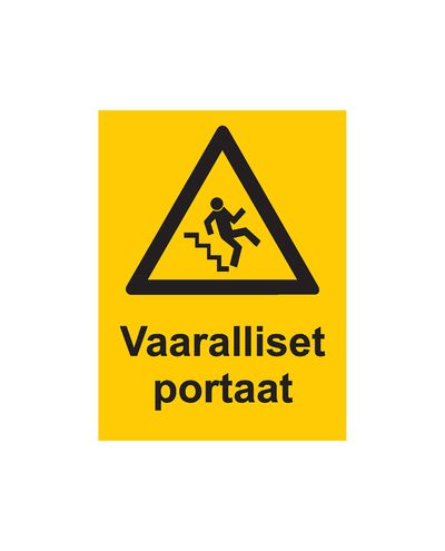 Dangerous stairs, Sticker, 200x300 mm Dangerous stairs, Sticker, 200x300 mm