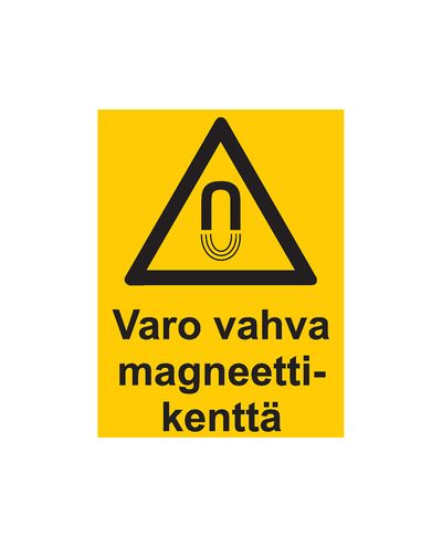 Beware of strong magnetic fields, Sticker, 200x300 mm