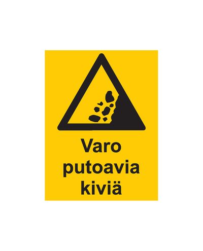 Beware of falling rocks, Sticker, 200x300 mm