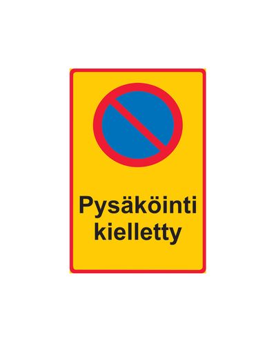 No parking, Sticker, 200x300 mm No parking, Sticker, 200x300 mm