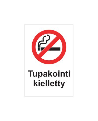 No smoking, Sticker, 200x300 mm