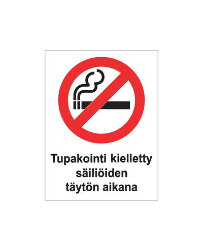 No smoking while filling tanks, Sticker, 200x300 mm