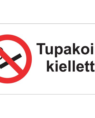No smoking, Sticker, 400x100 mm
