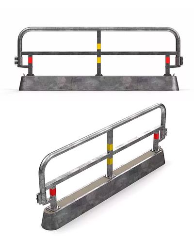 Heavy guardrail K1 with steel tray Heavy guardrail K1 with steel tray