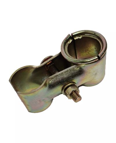 The steel mesh fence hinge includes a locking ring
