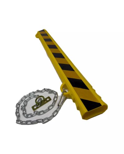 Height warning plate plastic 3 m, 3-piece