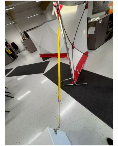 Visor tension strap with hooks