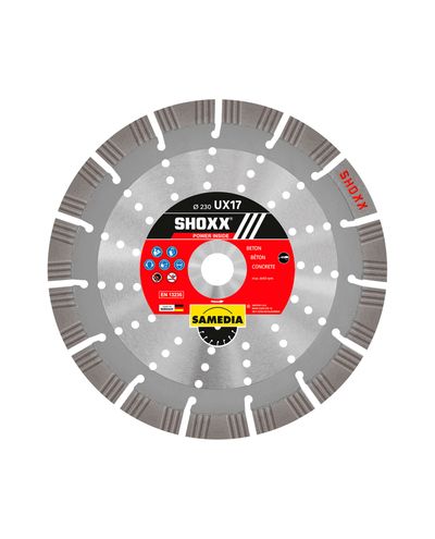 Shoxx UX17 Ø350/25.4mm diamond blade (for concrete)