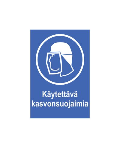Wear face masks, Sticker, 200x300 mm