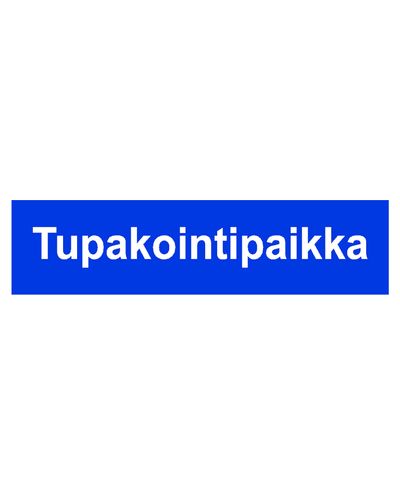 Smoking area, Sticker, 400x100 mm