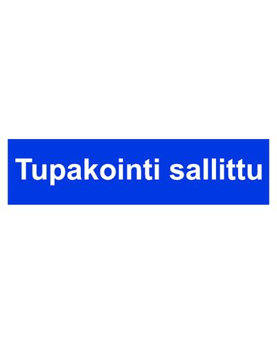 Smoking allowed, Sticker, 400x100 mm